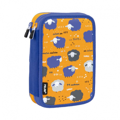 Penar scolar cu 2 compartimente, 36 elemente incluse, 19,5 x 13 x 5 cm - imagine 3